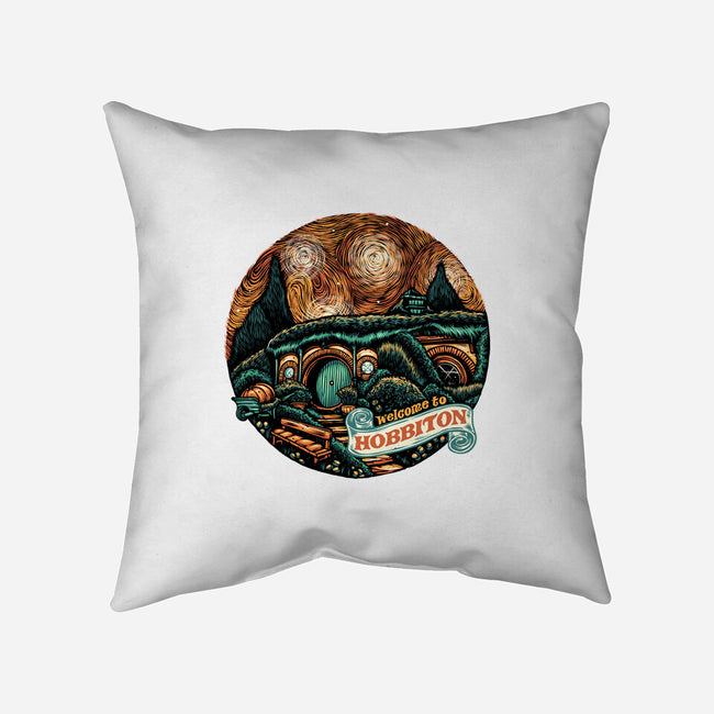 Welcome To Hobbiton-None-Removable Cover w Insert-Throw Pillow-glitchygorilla