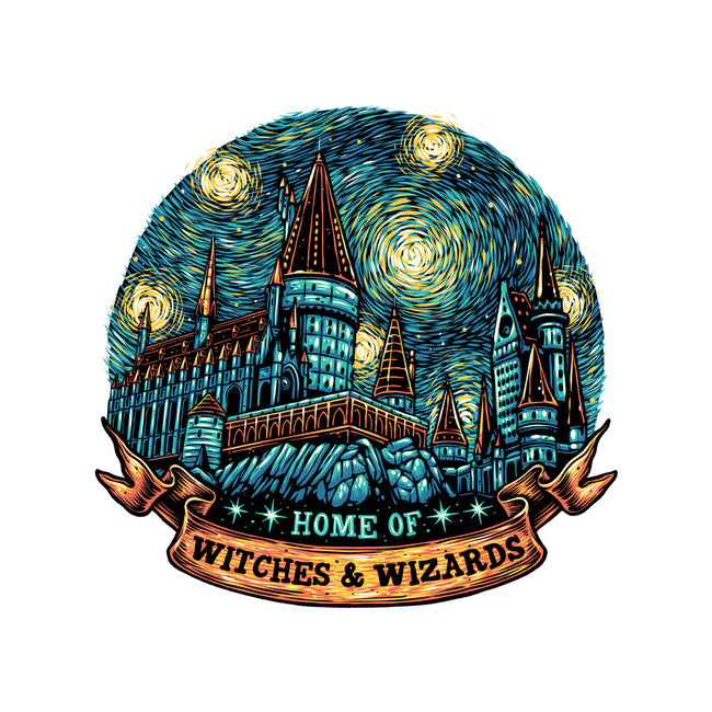 Home Of Witches And Wizards-Unisex-Kitchen-Apron-glitchygorilla