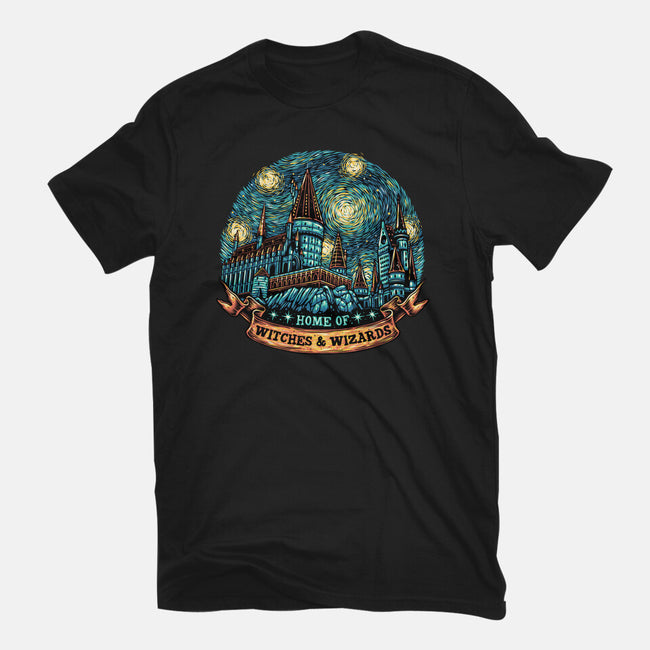 Home Of Witches And Wizards-Youth-Basic-Tee-glitchygorilla