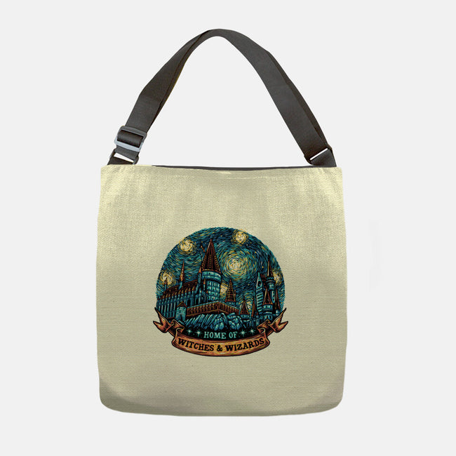 Home Of Witches And Wizards-None-Adjustable Tote-Bag-glitchygorilla