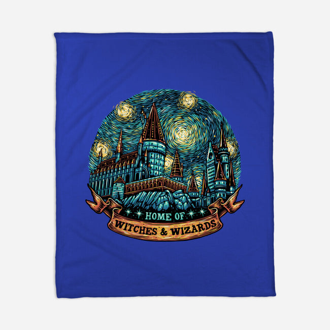 Home Of Witches And Wizards-None-Fleece-Blanket-glitchygorilla