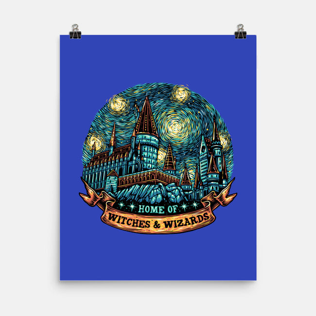 Home Of Witches And Wizards-None-Matte-Poster-glitchygorilla