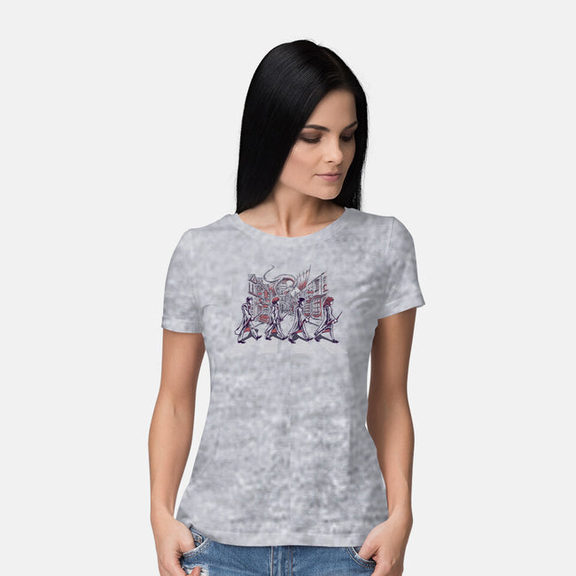 Harry Beatles-Womens-Basic-Tee-yumie