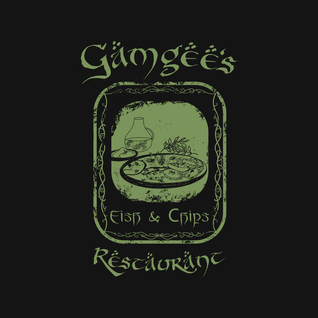 Gamgee's Fish And Chips-Womens-Off Shoulder-Tee-Mattania