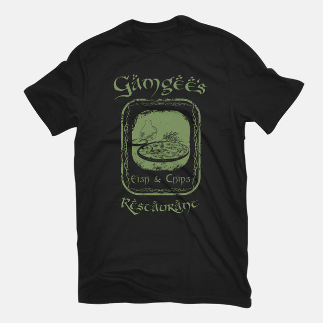 Gamgee's Fish And Chips-Unisex-Basic-Tee-Mattania