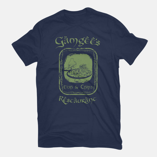 Gamgee's Fish And Chips-Unisex-Basic-Tee-Mattania