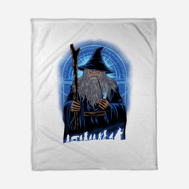 Old Grey Beard-None-Fleece-Blanket-rmatix