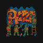 Pizza Turtle Graffiti-None-Matte-Poster-Studio Mootant