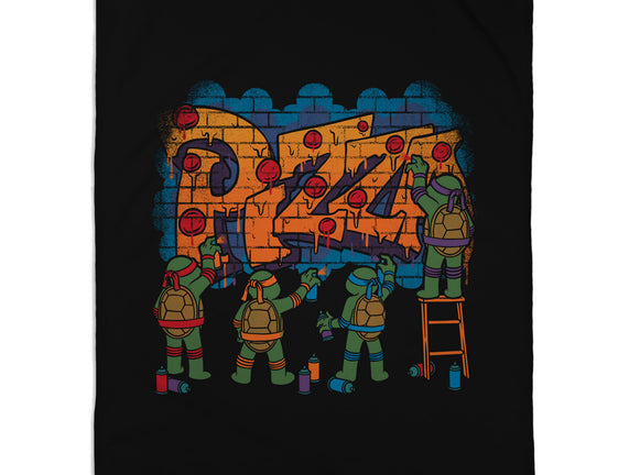 Pizza Turtle Graffiti