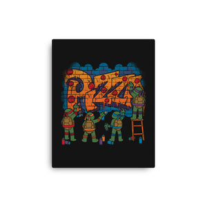 Pizza Turtle Graffiti