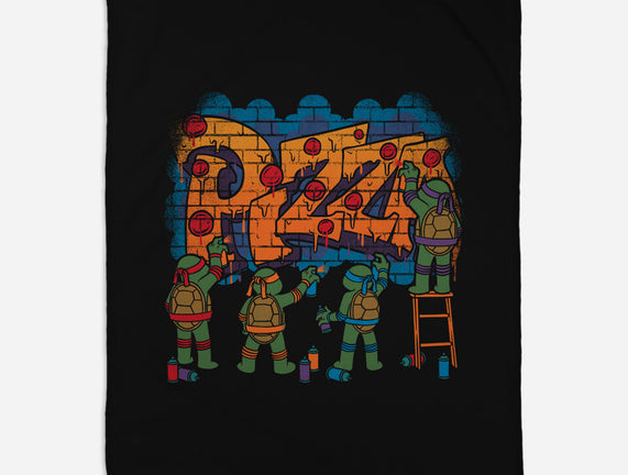 Pizza Turtle Graffiti