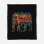 Pizza Turtle Graffiti-None-Fleece-Blanket-Studio Mootant