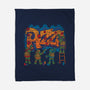 Pizza Turtle Graffiti-None-Fleece-Blanket-Studio Mootant