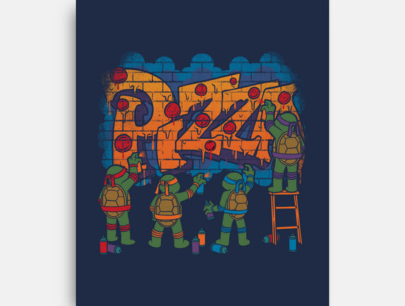 Pizza Turtle Graffiti