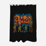 Pizza Turtle Graffiti-None-Polyester-Shower Curtain-Studio Mootant