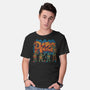 Pizza Turtle Graffiti-Mens-Basic-Tee-Studio Mootant