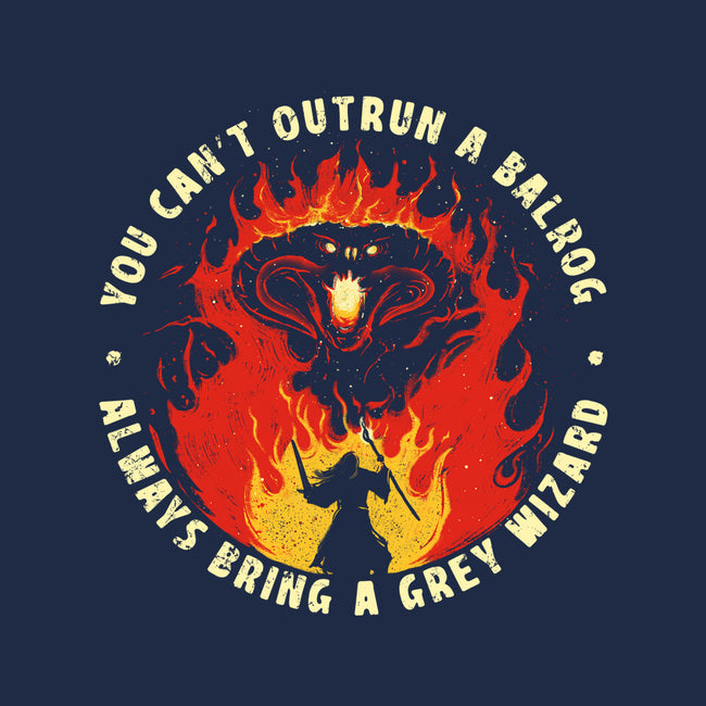 You Can't Outrun A Balrog-Womens-Basic-Tee-sebasebi