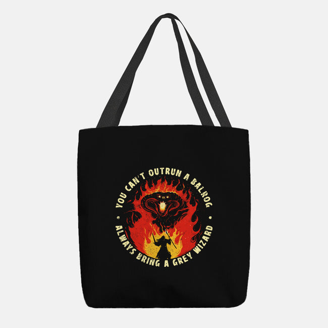 You Can't Outrun A Balrog-None-Basic Tote-Bag-sebasebi