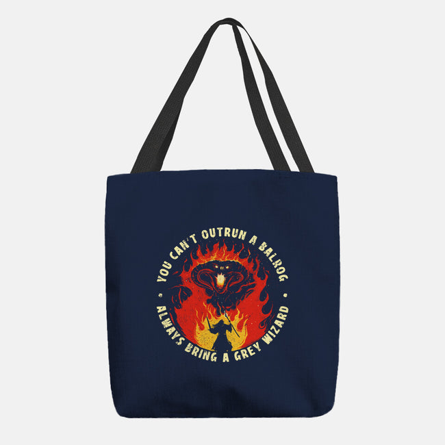 You Can't Outrun A Balrog-None-Basic Tote-Bag-sebasebi