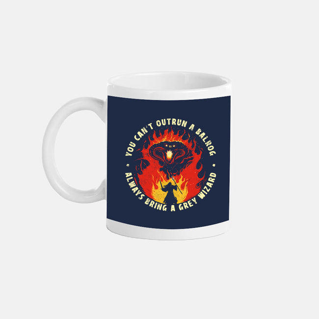 You Can't Outrun A Balrog-None-Mug-Drinkware-sebasebi