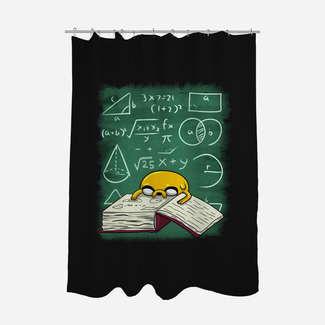 Genious Dog-None-Polyester-Shower Curtain-nickzzarto