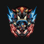 Shadow Of Speed-None-Drawstring-Bag-glitchygorilla