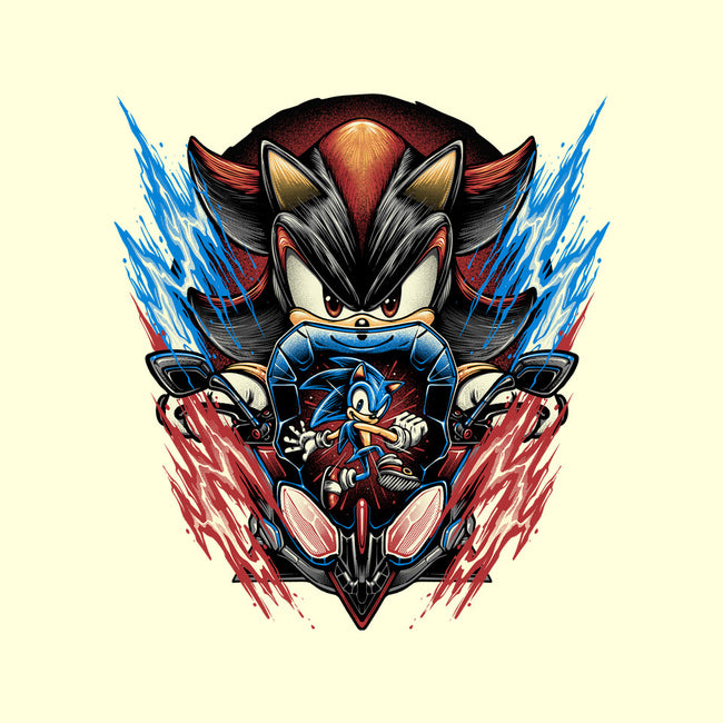 Shadow Of Speed-None-Drawstring-Bag-glitchygorilla