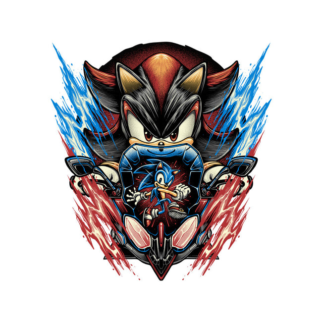 Shadow Of Speed-Womens-Basic-Tee-glitchygorilla