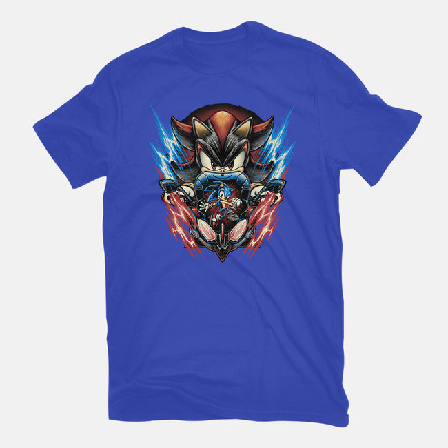 Shadow Of Speed-Womens-Basic-Tee-glitchygorilla