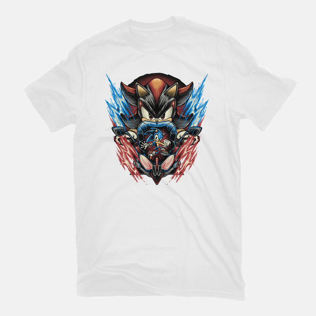 Shadow Of Speed-Womens-Basic-Tee-glitchygorilla