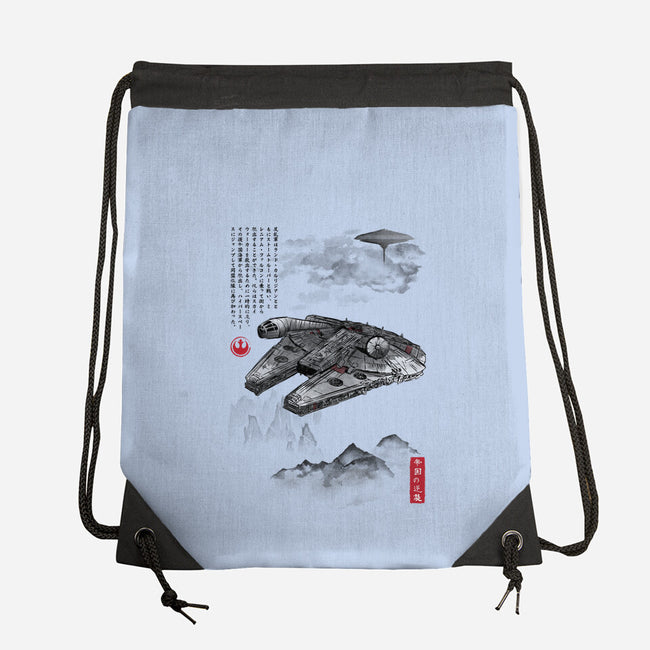 Escape From Cloud City-None-Drawstring-Bag-DrMonekers