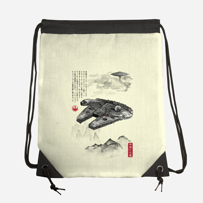 Escape From Cloud City-None-Drawstring-Bag-DrMonekers