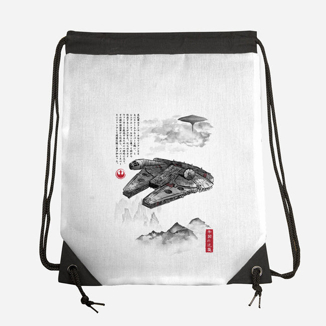 Escape From Cloud City-None-Drawstring-Bag-DrMonekers