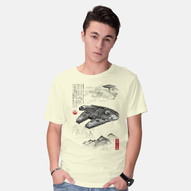 Escape From Cloud City-Mens-Basic-Tee-DrMonekers