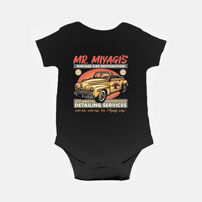 Miyagi Vehicle Restoration-Baby-Basic-Onesie-glitchygorilla