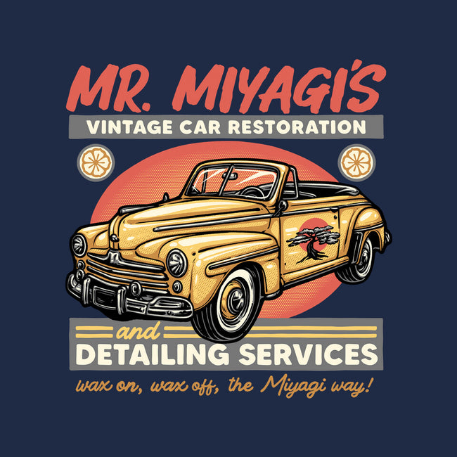 Miyagi Vehicle Restoration-Unisex-Crew Neck-Sweatshirt-glitchygorilla