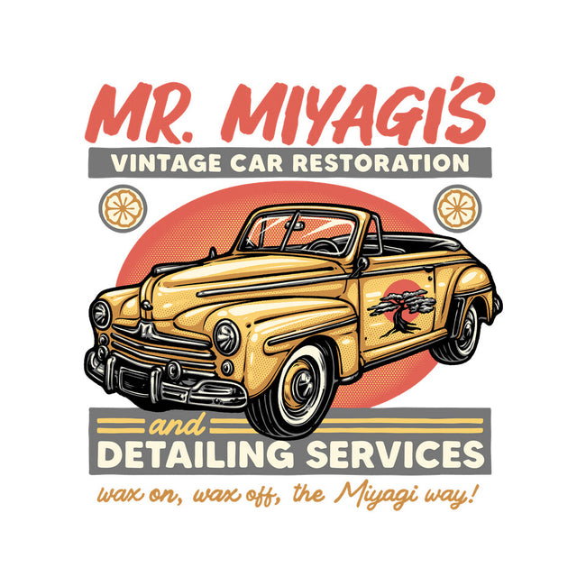 Miyagi Vehicle Restoration-Womens-Racerback-Tank-glitchygorilla