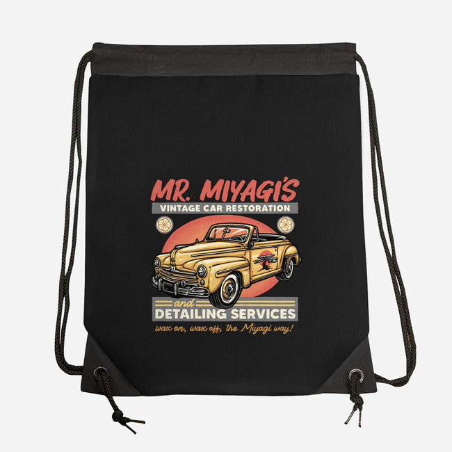 Miyagi Vehicle Restoration-None-Drawstring-Bag-glitchygorilla