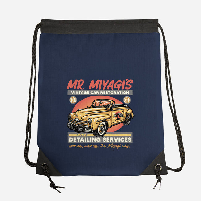 Miyagi Vehicle Restoration-None-Drawstring-Bag-glitchygorilla