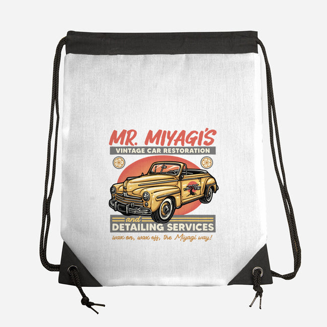 Miyagi Vehicle Restoration-None-Drawstring-Bag-glitchygorilla
