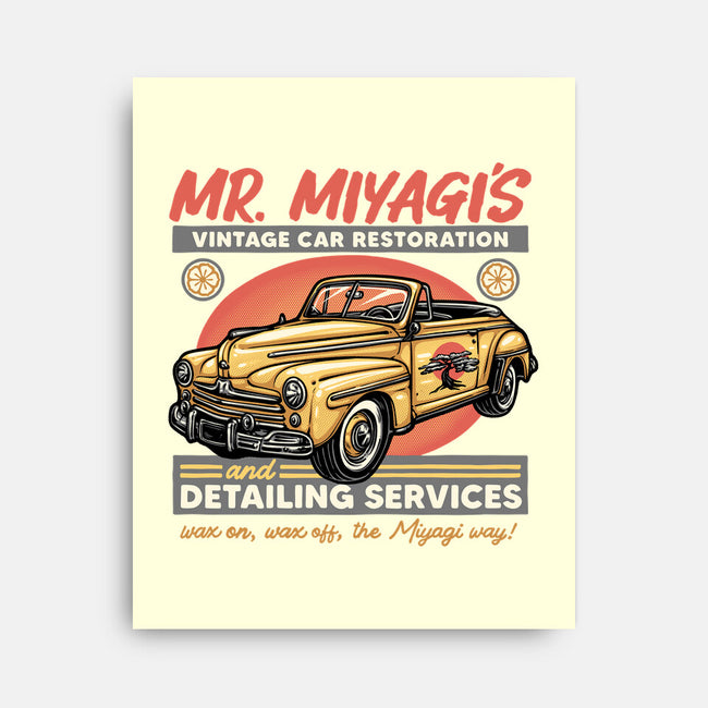 Miyagi Vehicle Restoration-None-Stretched-Canvas-glitchygorilla