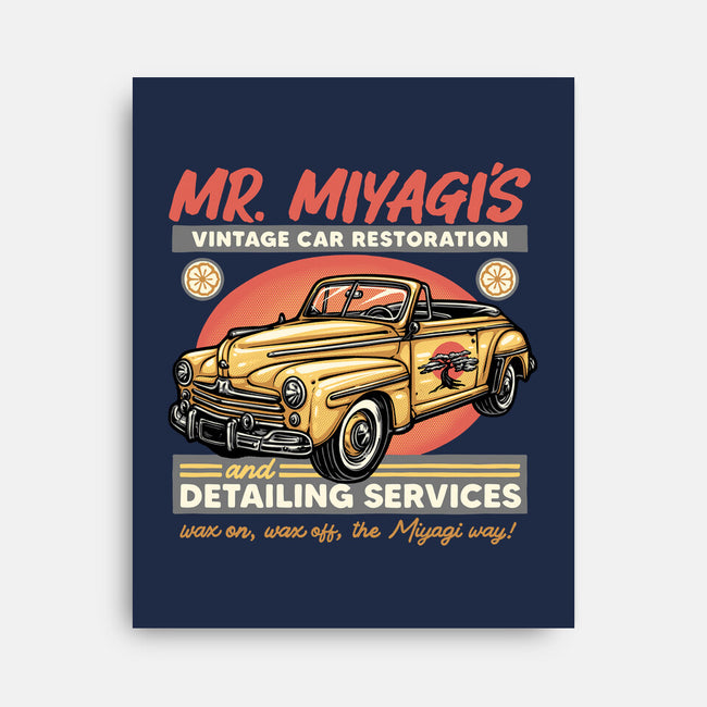 Miyagi Vehicle Restoration-None-Stretched-Canvas-glitchygorilla