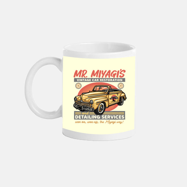 Miyagi Vehicle Restoration-None-Mug-Drinkware-glitchygorilla