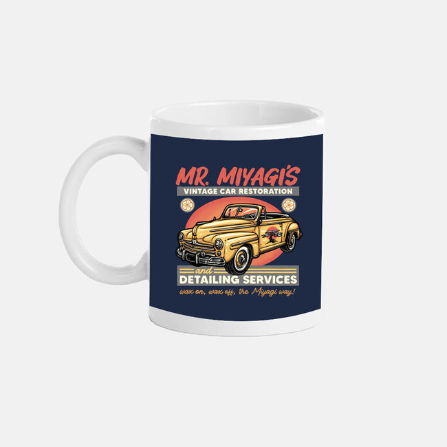 Miyagi Vehicle Restoration-None-Mug-Drinkware-glitchygorilla