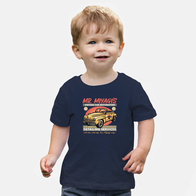 Miyagi Vehicle Restoration-Baby-Basic-Tee-glitchygorilla