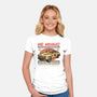 Miyagi Vehicle Restoration-Womens-Fitted-Tee-glitchygorilla