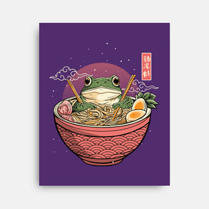 Toad Ramen Bath-None-Stretched-Canvas-constantine2454