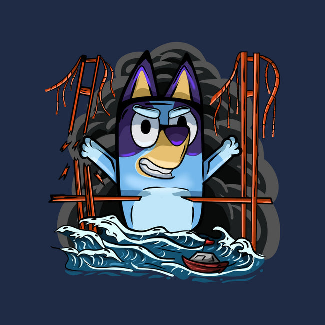 Kaiju Bluey-None-Adjustable Tote-Bag-nickzzarto