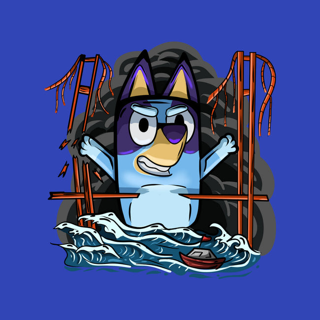 Kaiju Bluey-None-Drawstring-Bag-nickzzarto