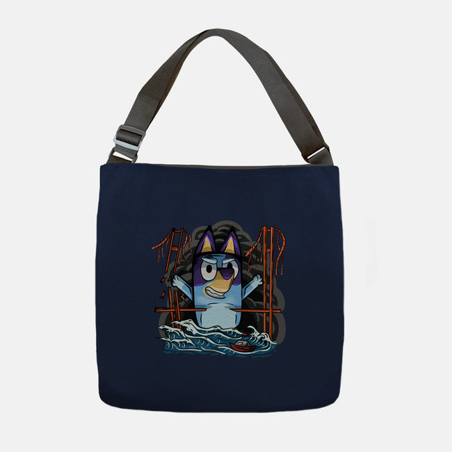 Kaiju Bluey-None-Adjustable Tote-Bag-nickzzarto